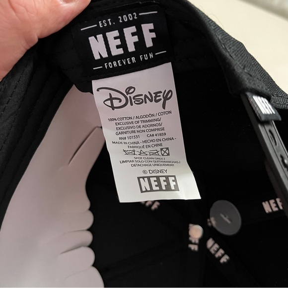 NWT - Neff x Disney Mickey Mouse Adult Snapback Baseball Cap - Picture 7 of 8
